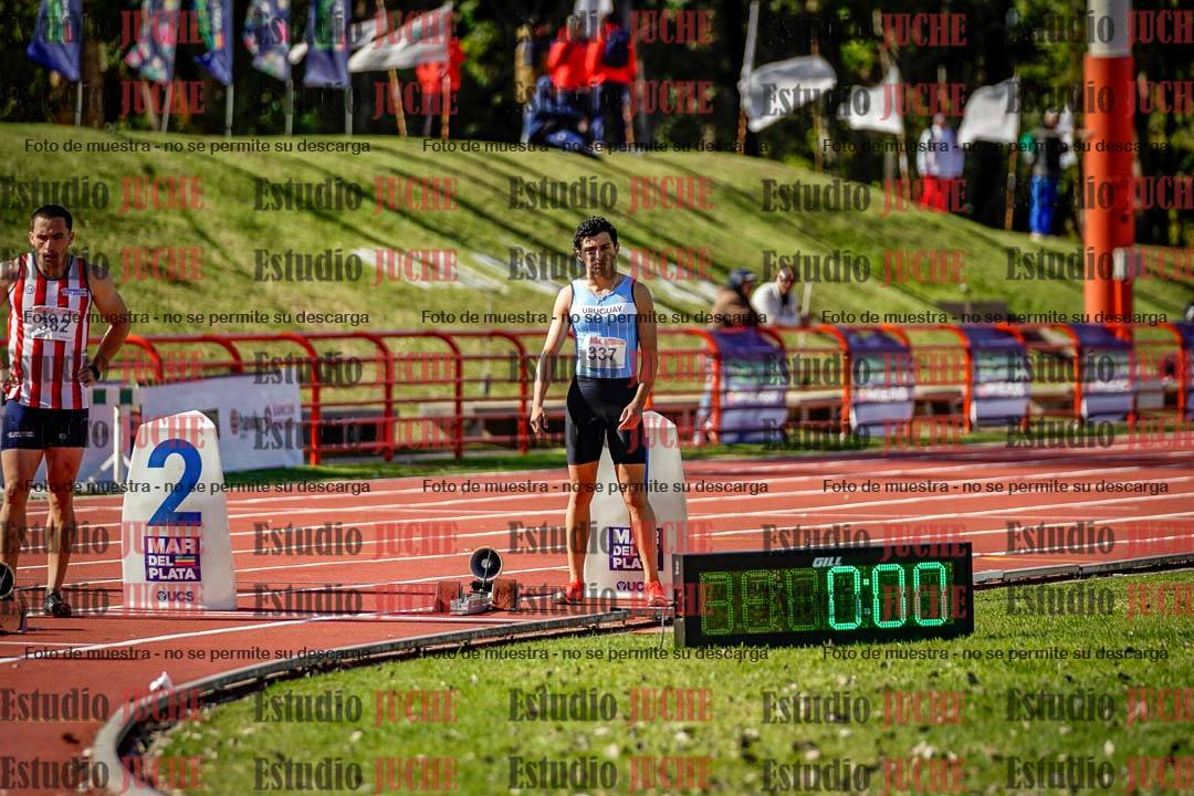 Fotos de los 200 m llanos de varones