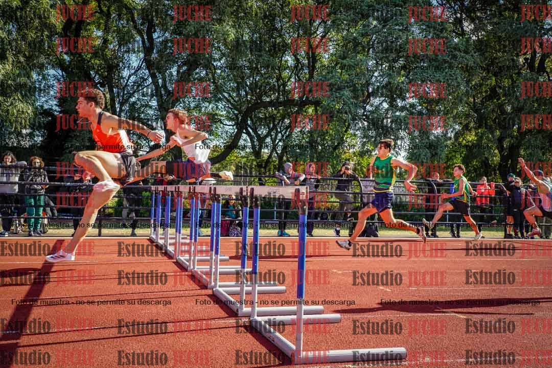 Fotos de los 110 m con vallas de varones
