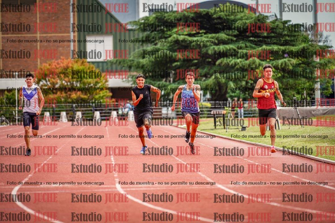 Fotos de los 200 m llanos de varones