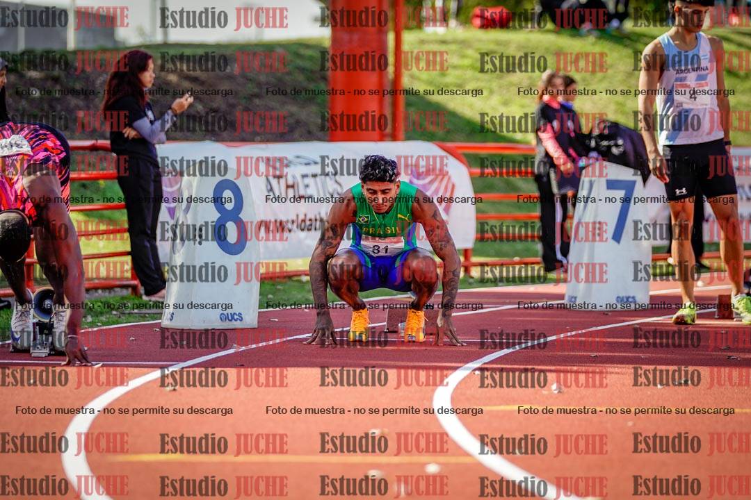 Fotos de los 200 m llanos de varones