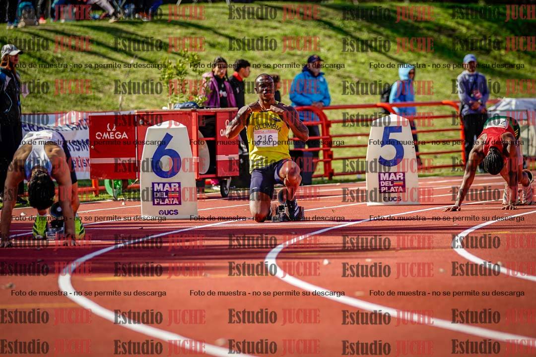 Fotos de los 200 m llanos de varones