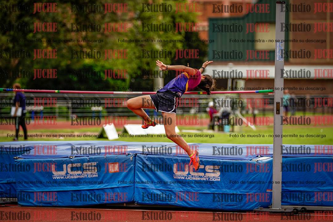 Fotos del salto en alto de mujeres