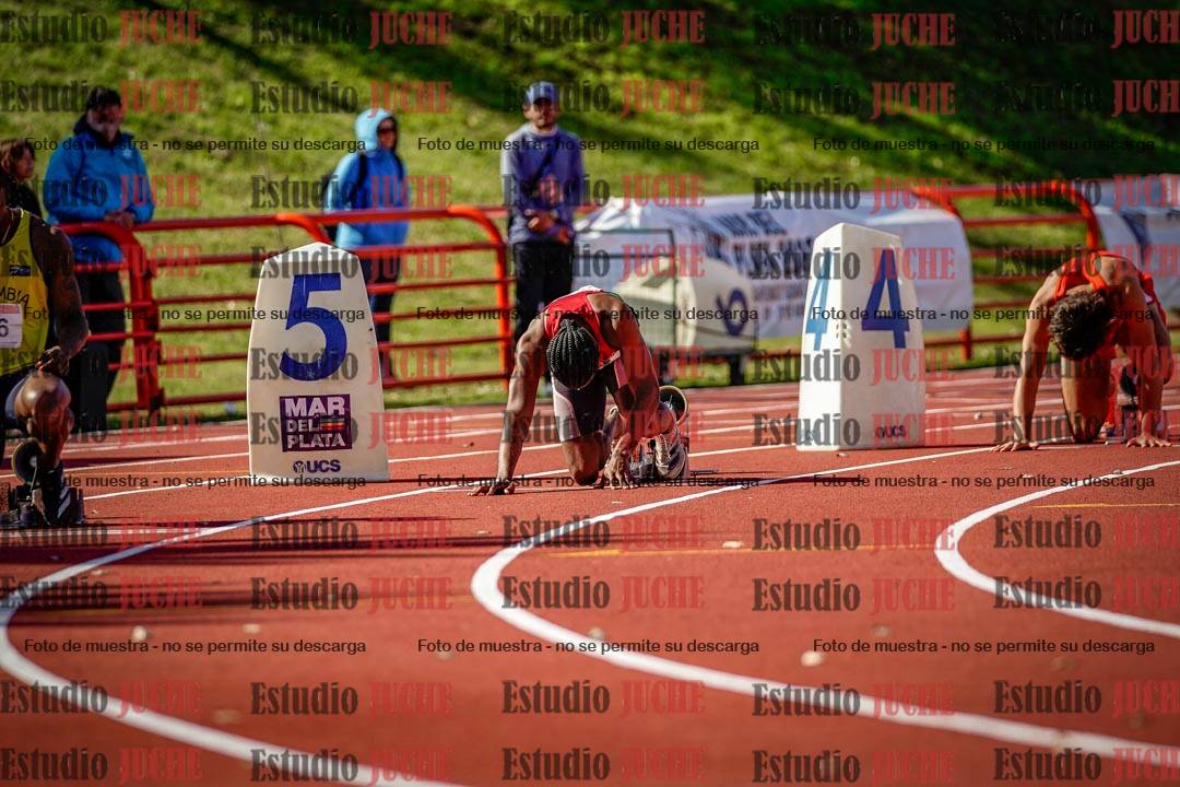 Fotos de los 200 m llanos de varones