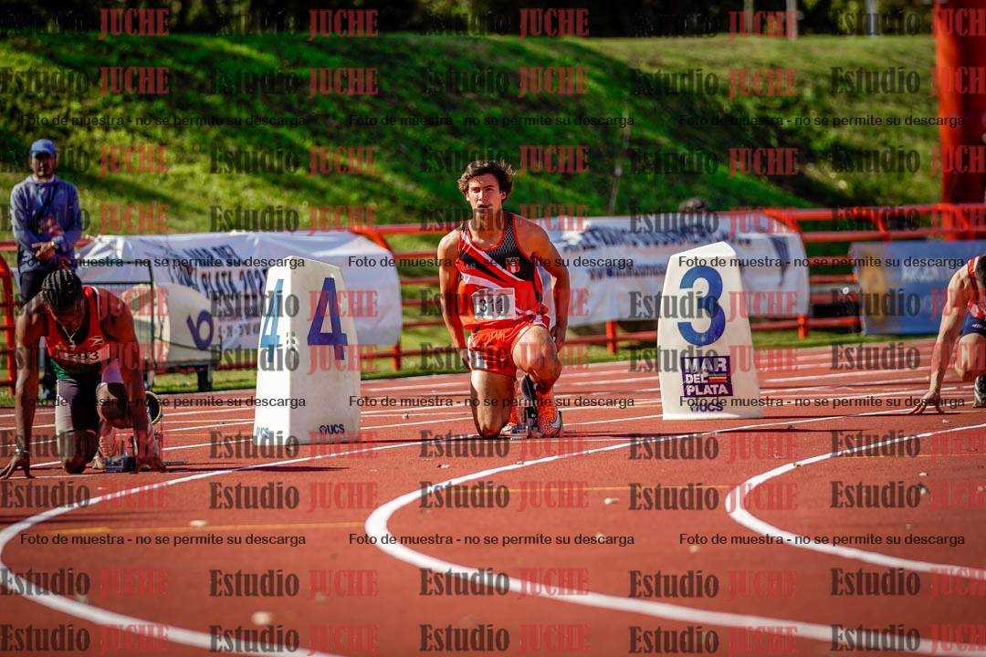 Fotos de los 200 m llanos de varones