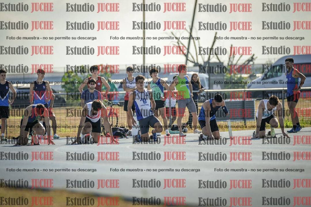Fotos de los 100 m llanos de varones
