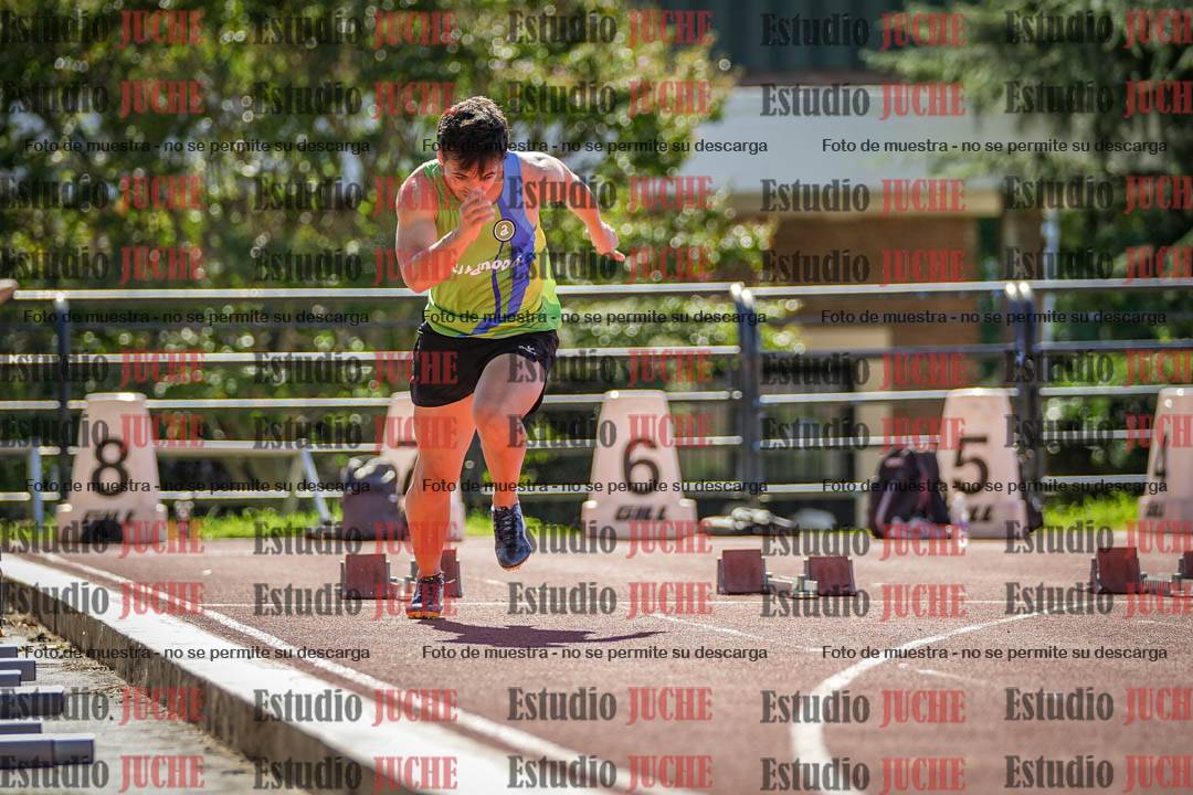 Fotos de los 100 m llanos de varones