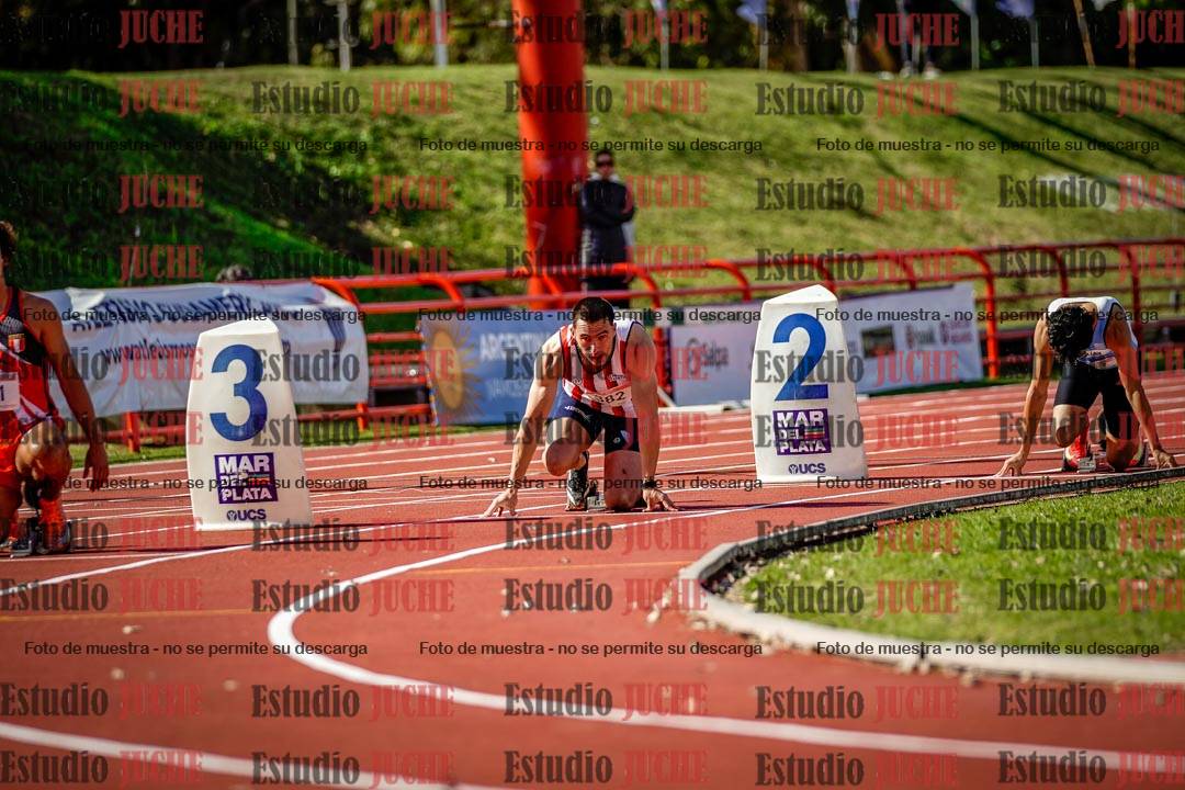 Fotos de los 200 m llanos de varones