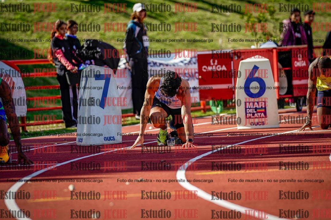 Fotos de los 200 m llanos de varones