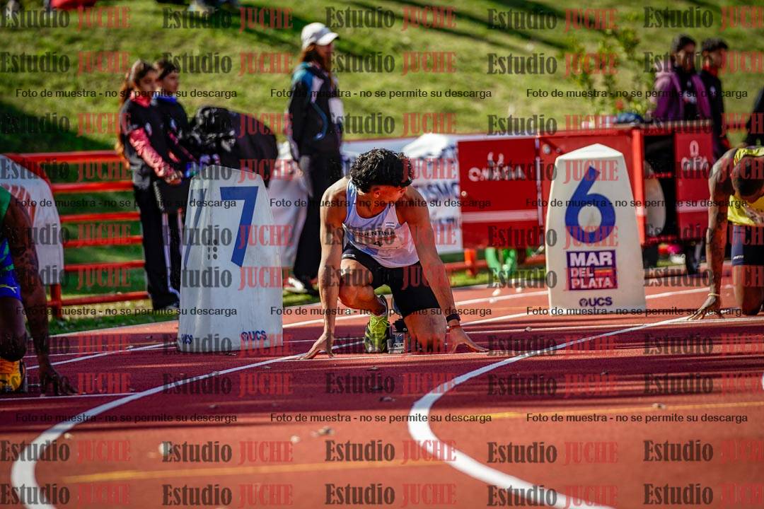 Fotos de los 200 m llanos de varones