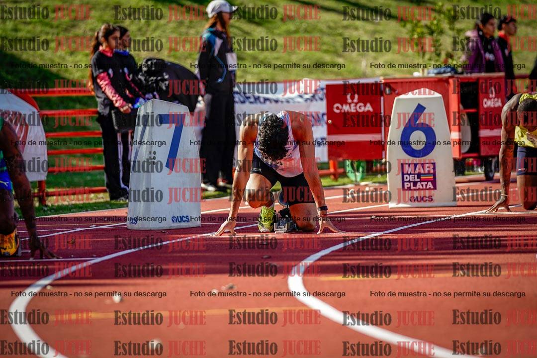 Fotos de los 200 m llanos de varones