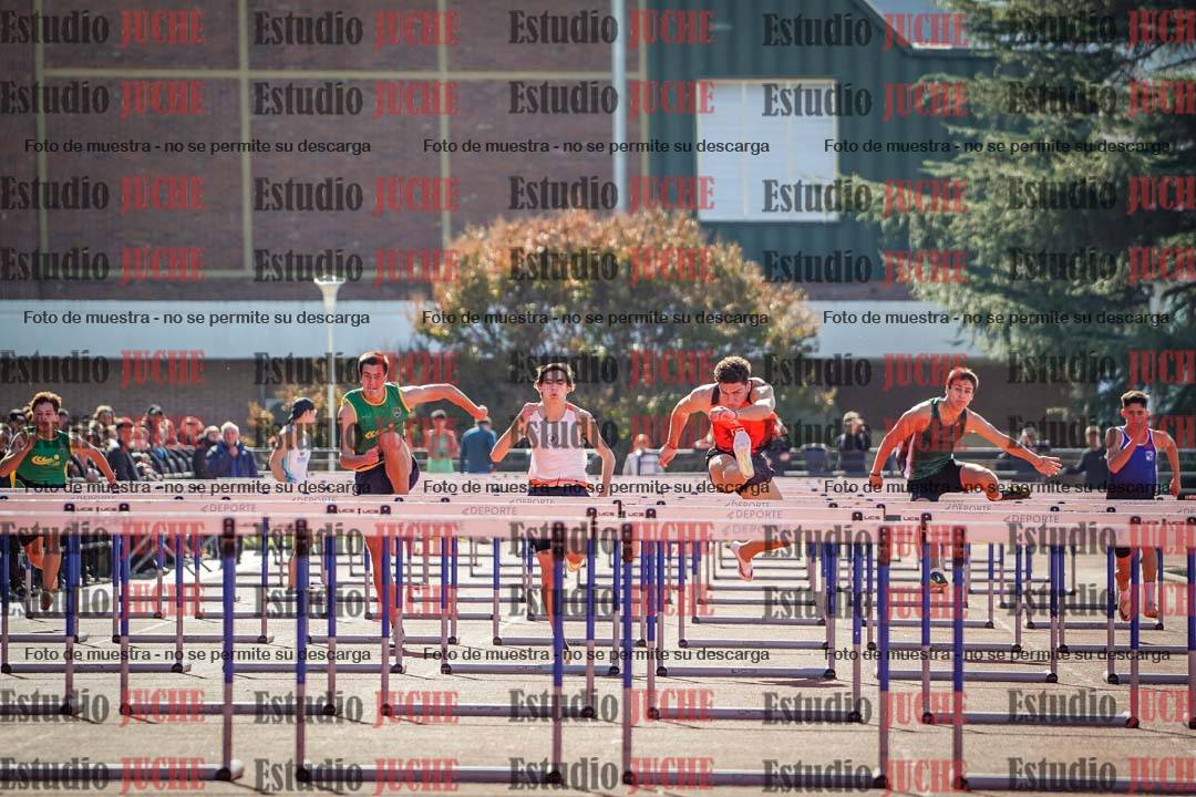 Fotos de los 110 m con vallas de varones