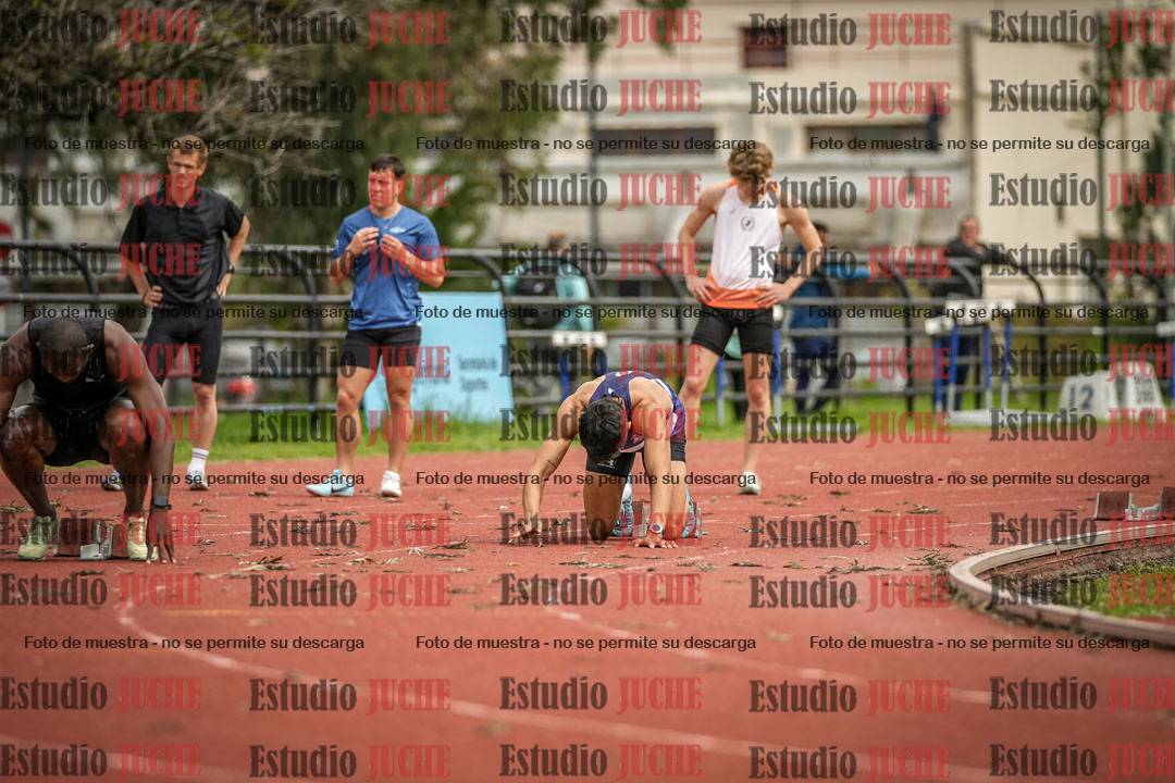 Fotos de los 200 m llanos de varones