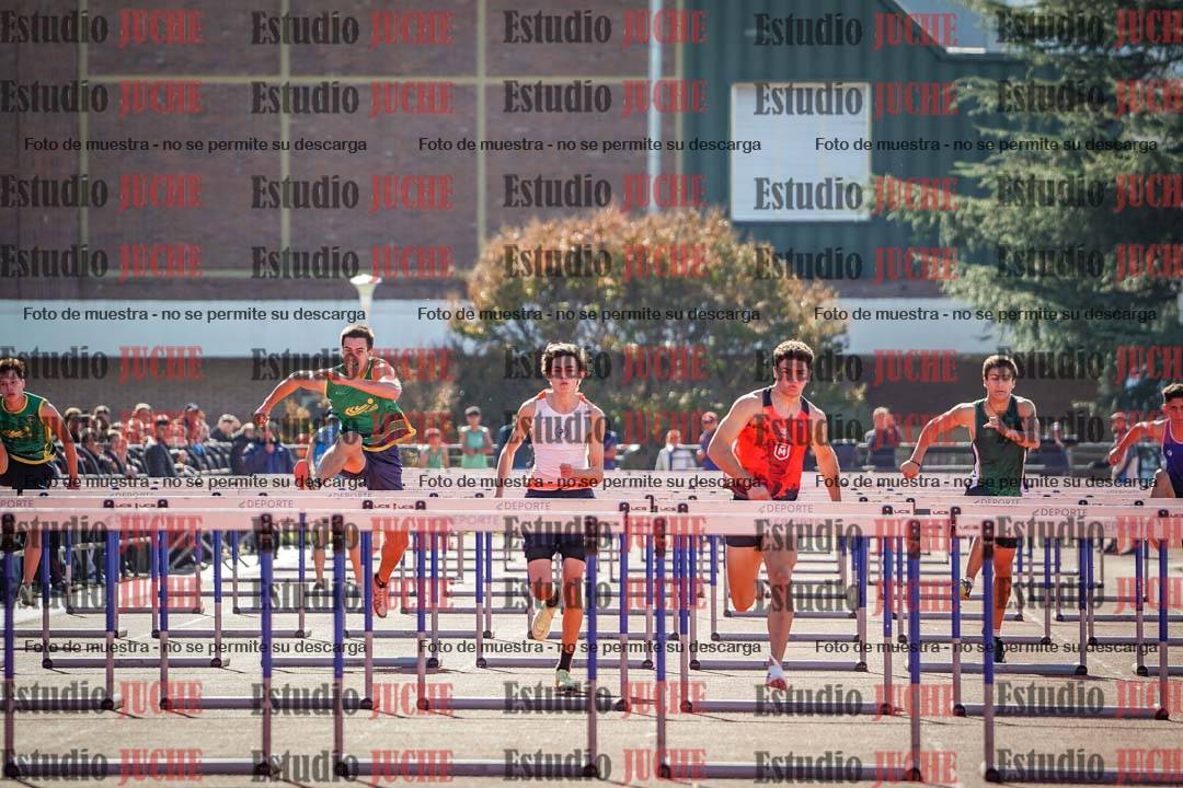 Fotos de los 110 m con vallas de varones