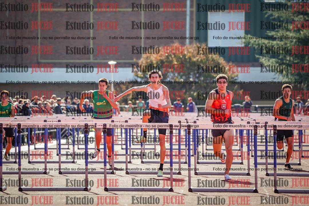 Fotos de los 110 m con vallas de varones