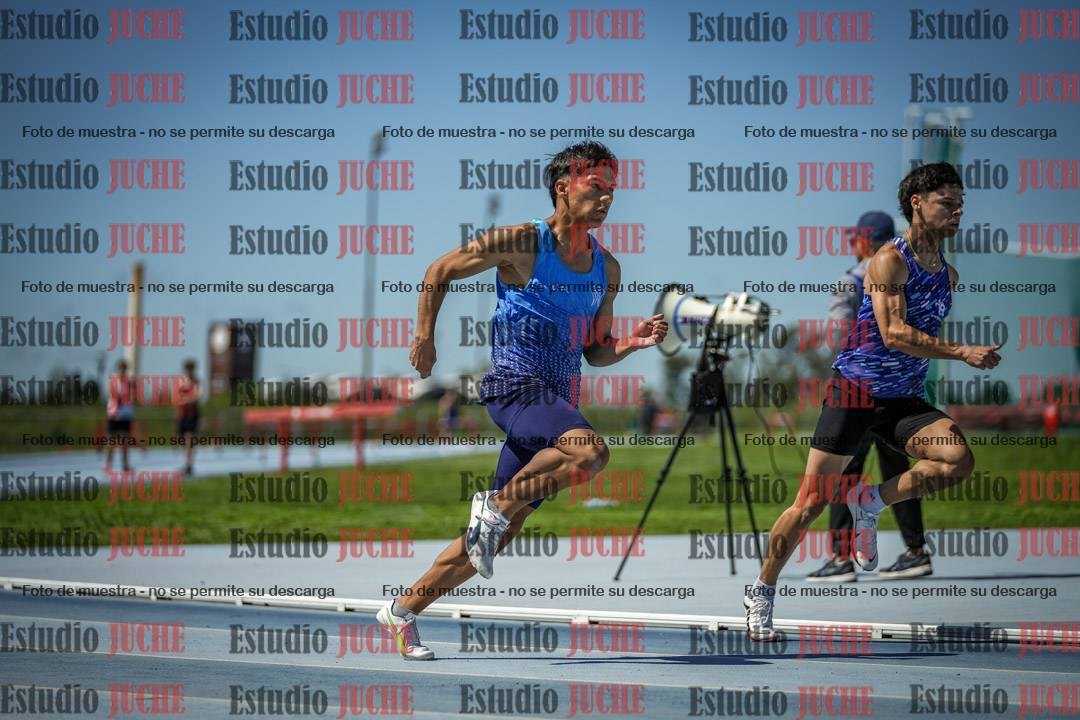 Fotos de los 200 m llanos de varones