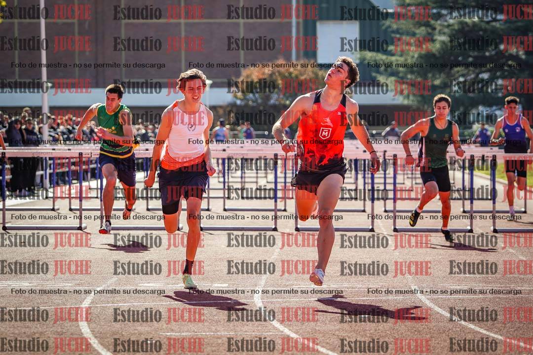Fotos de los 110 m con vallas de varones