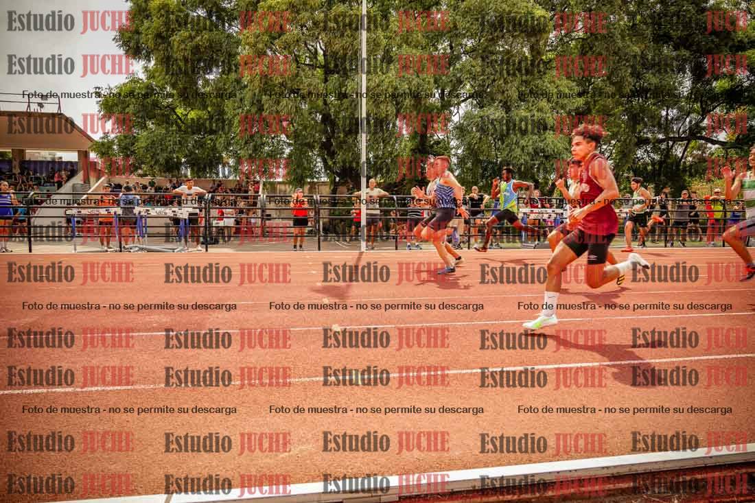Fotos de los 100 m llanos de varones