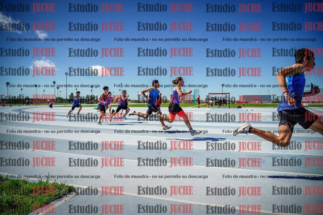 Fotos de los 200 m llanos de varones