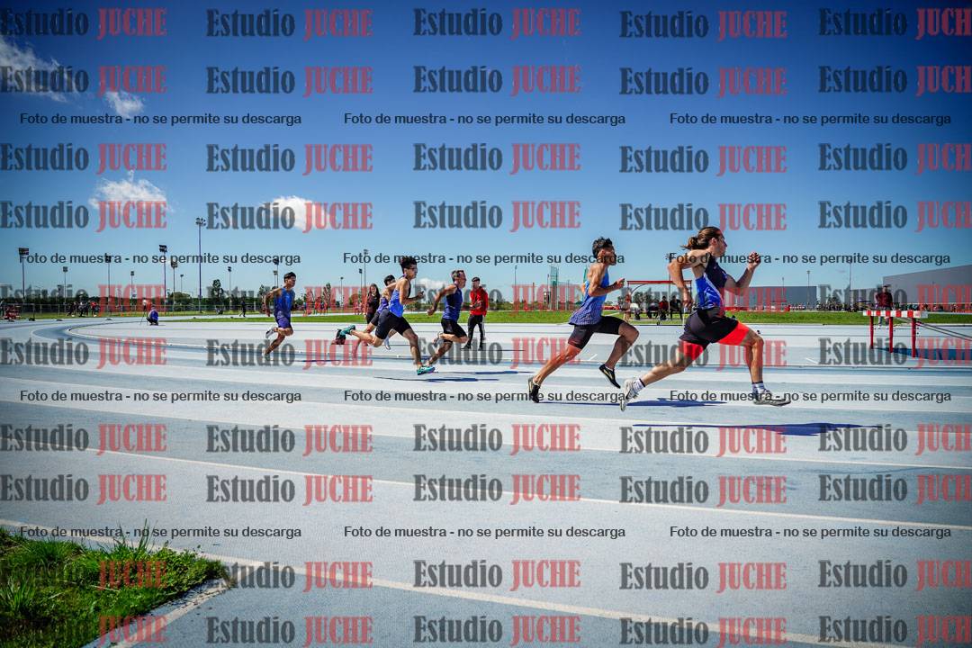 Fotos de los 200 m llanos de varones