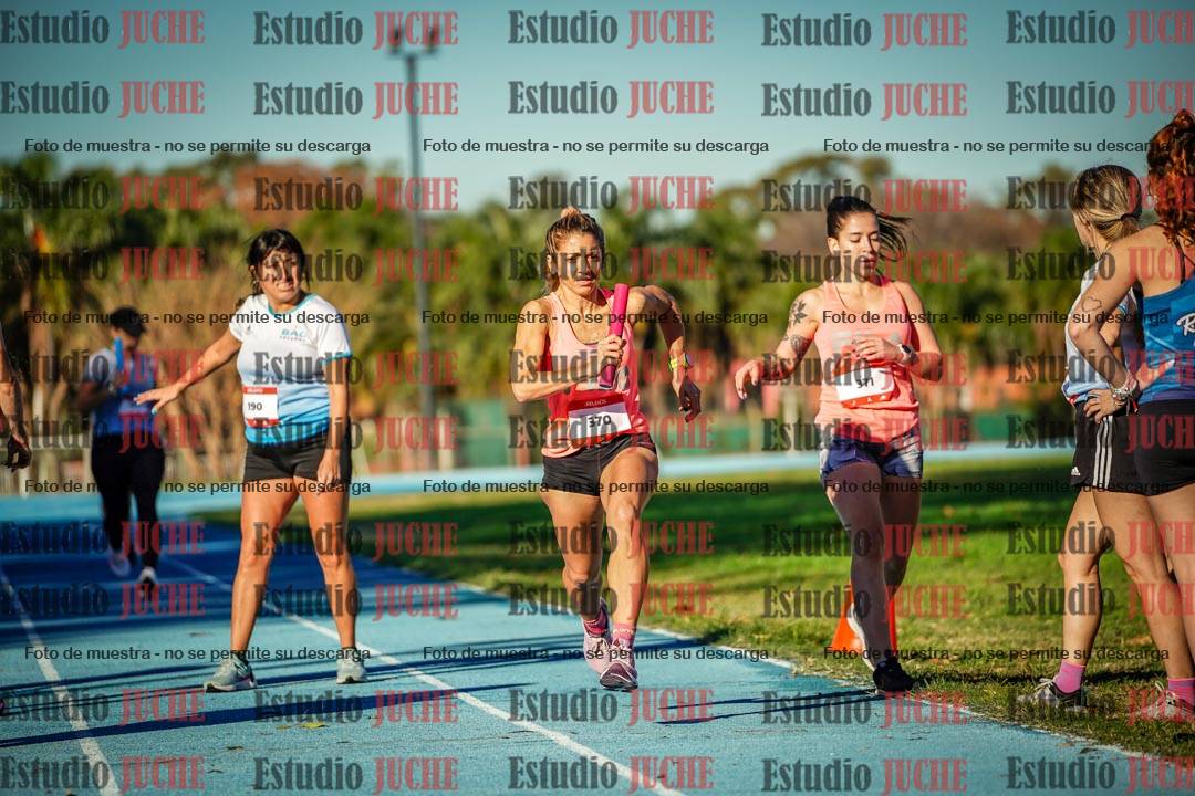Fotos durante los relevos
