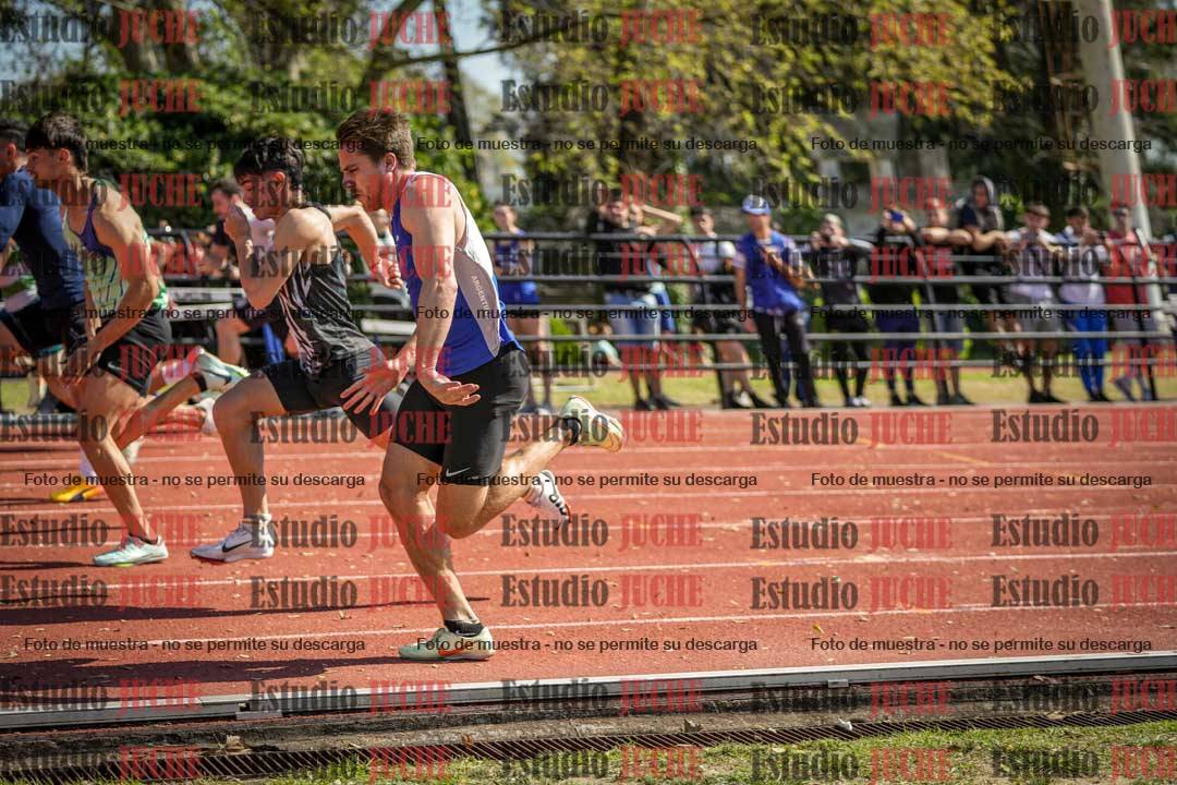 Fotos de los 100 m llanos de varones