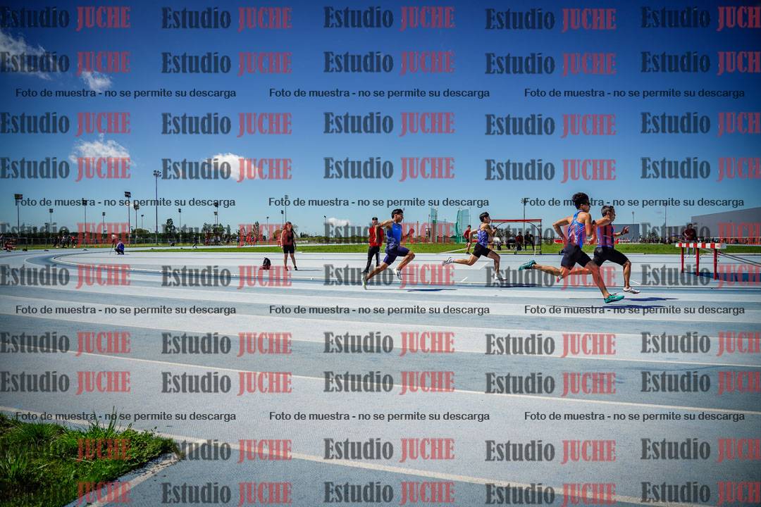 Fotos de los 200 m llanos de varones