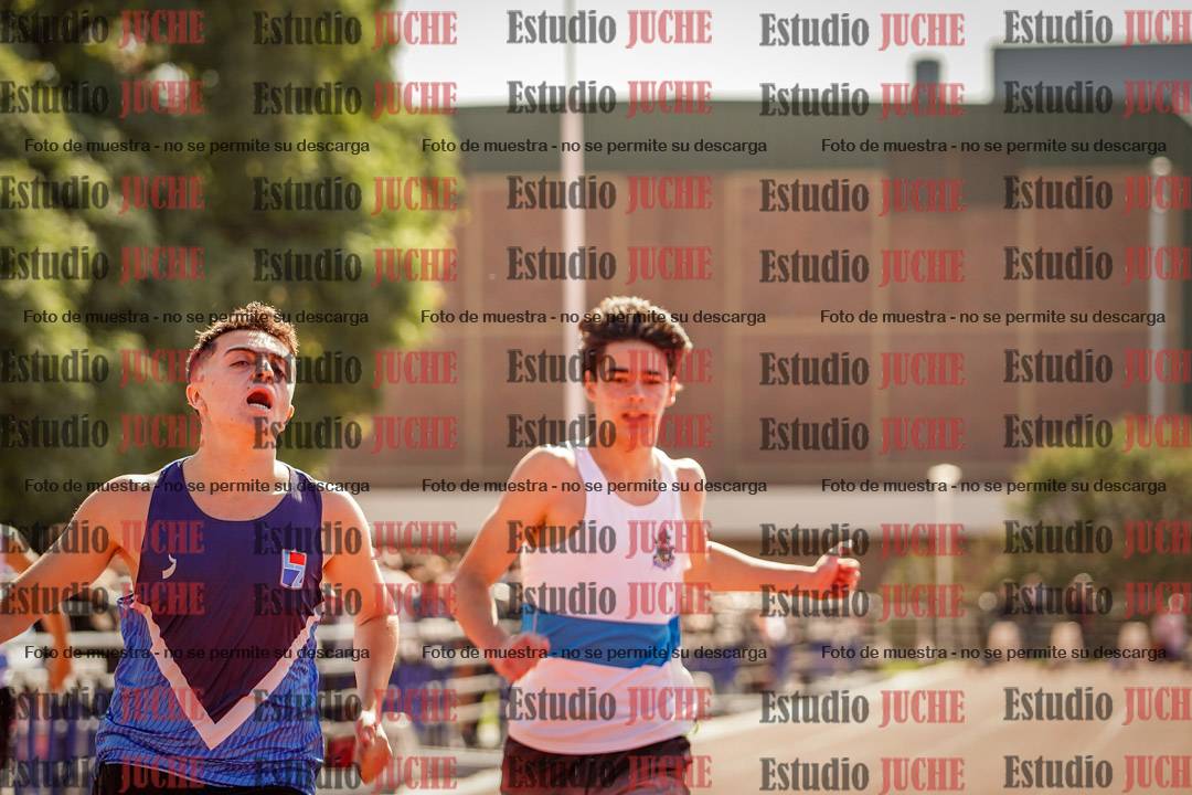 Fotos de los 100 m llanos de varones