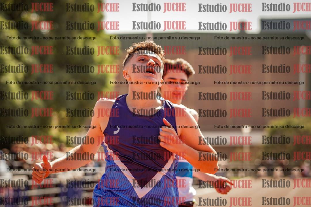 Fotos de los 100 m llanos de varones