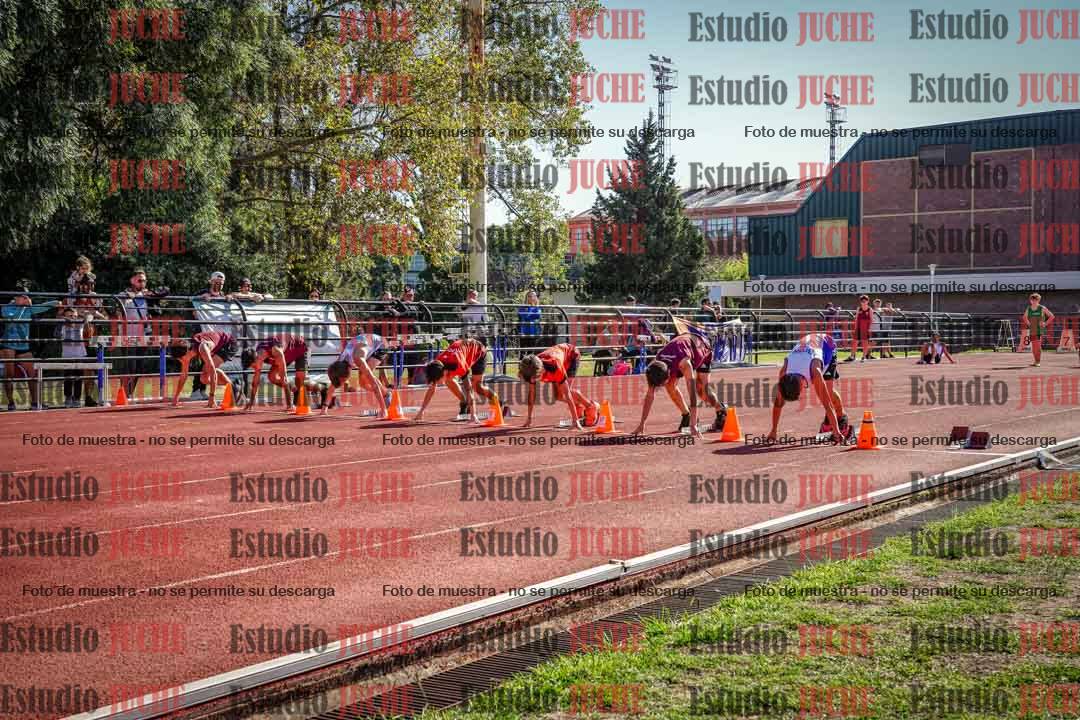 Fotos de los 80 m llanos de varones