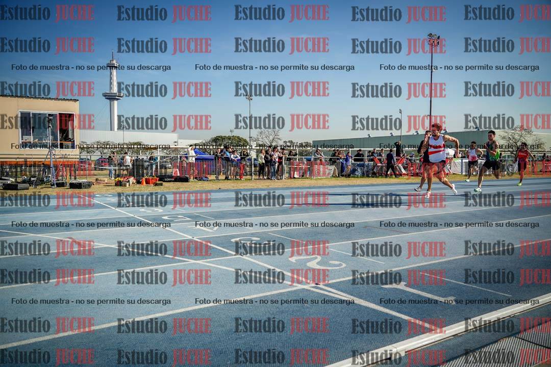 Fotos de los 100 m llanos de varones