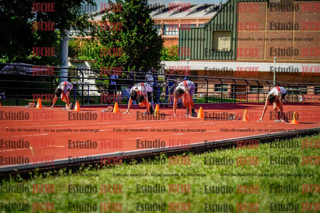 Fotos de los 80 m llanos de varones