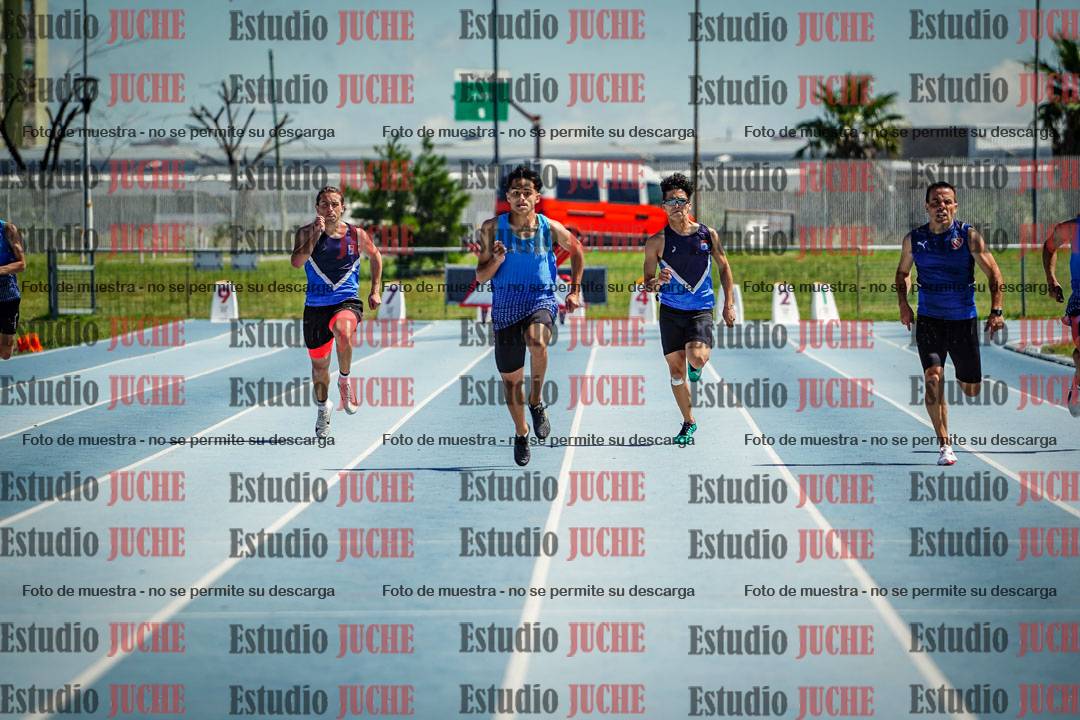 Fotos de los 200 m llanos de varones