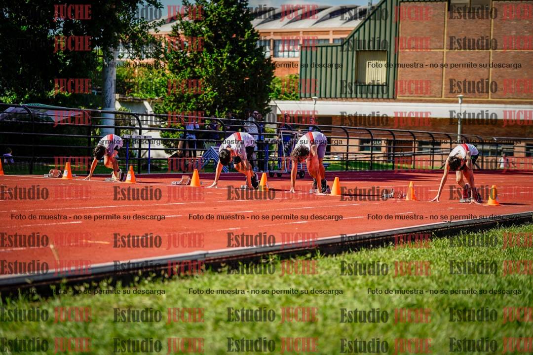 Fotos de los 80 m llanos de varones
