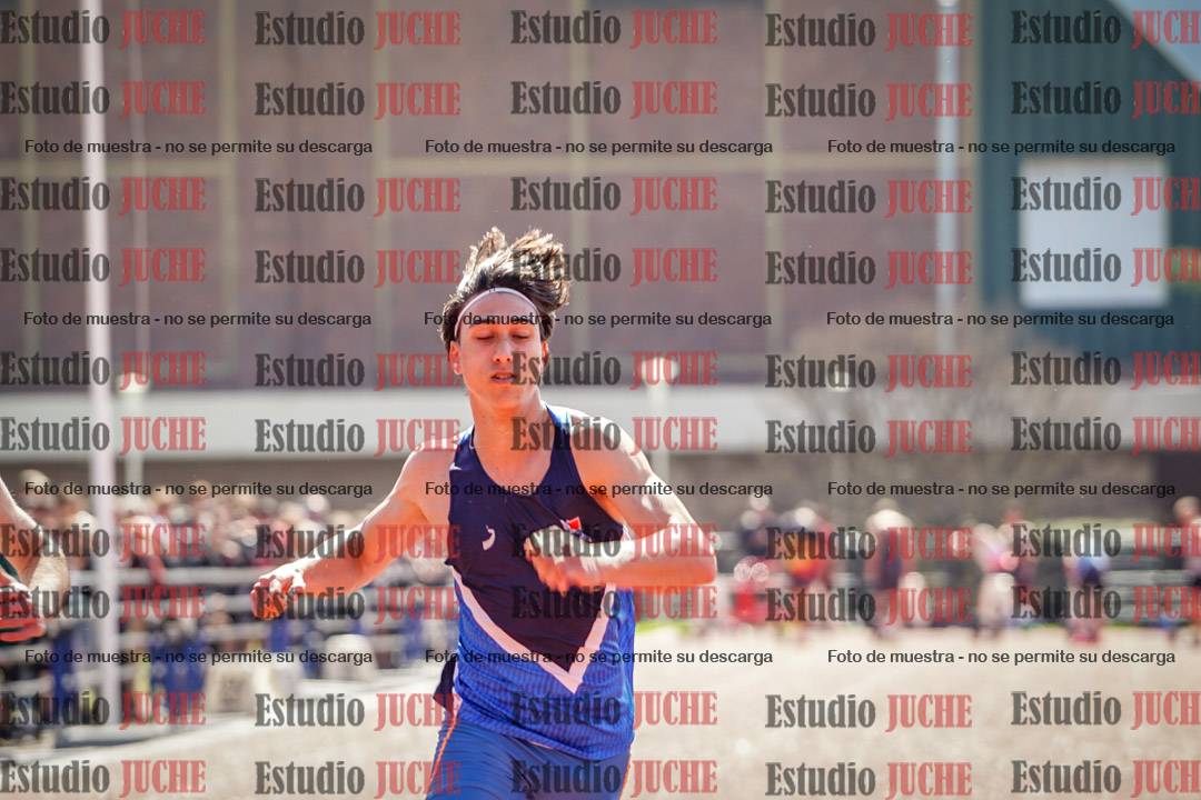 Fotos de los 100 m llanos de varones