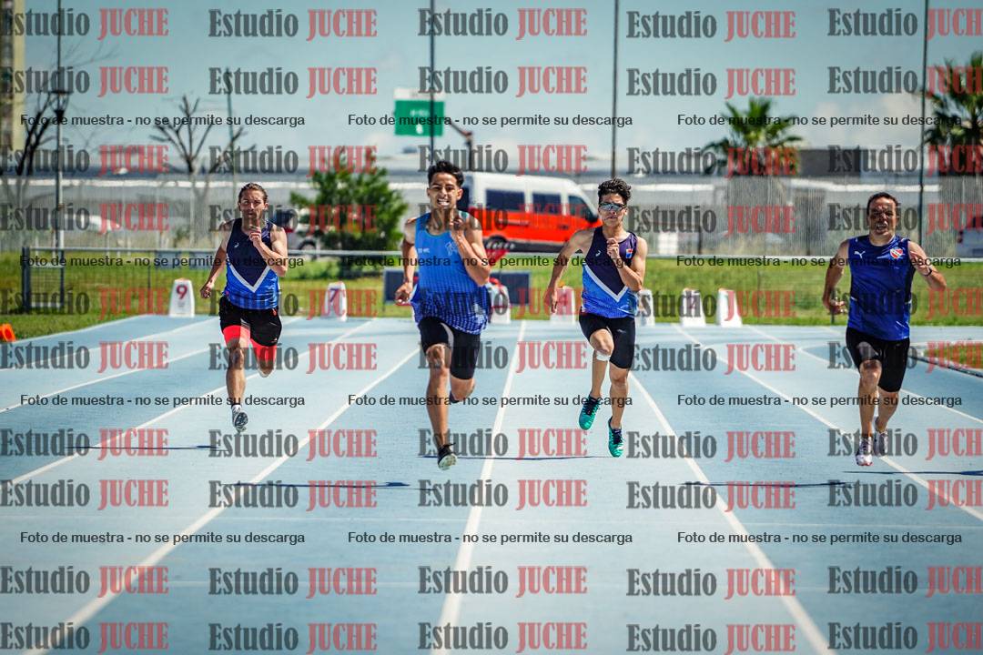 Fotos de los 200 m llanos de varones