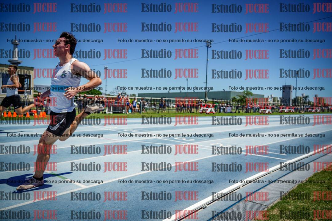 Fotos de los 100 m llanos de varones