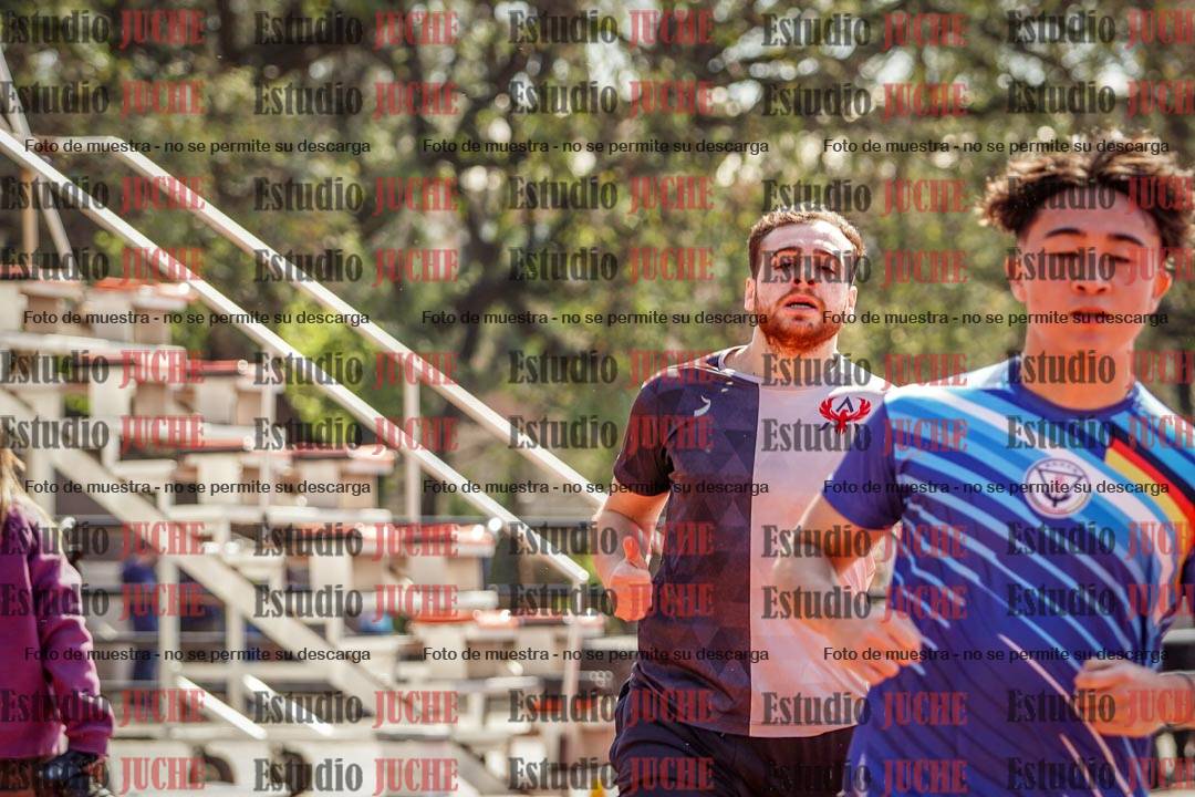 Fotos de los 100 m llanos de varones