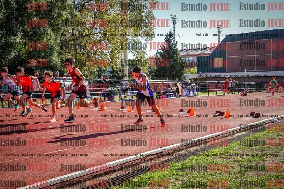 Fotos de los 80 m llanos de varones