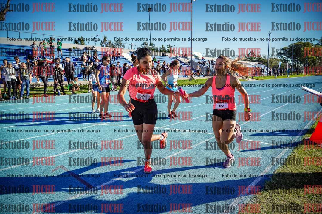 Fotos durante los relevos