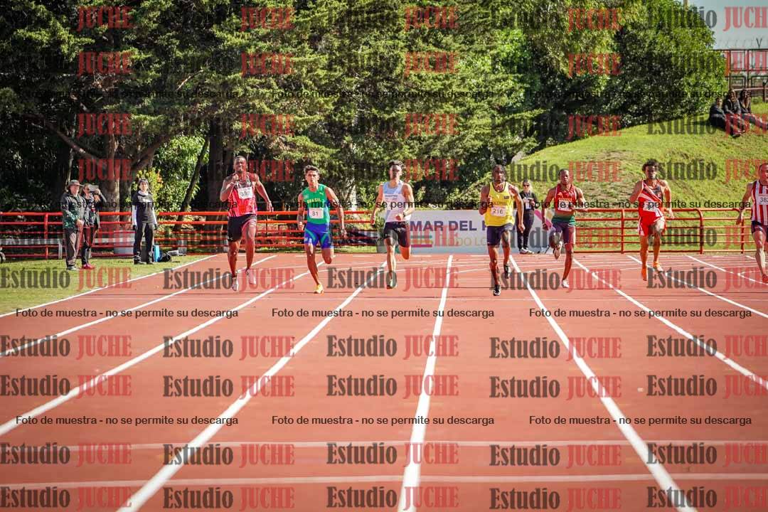 Fotos de los 200 m llanos de varones