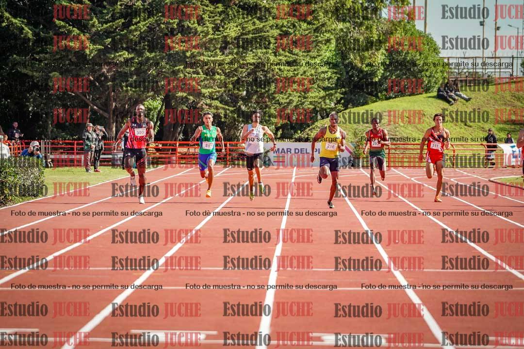 Fotos de los 200 m llanos de varones