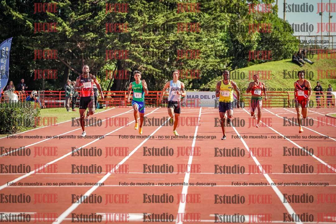 Fotos de los 200 m llanos de varones