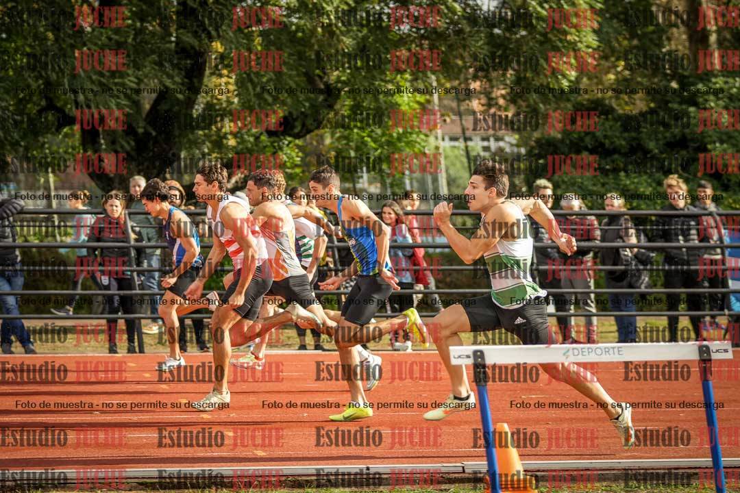 Fotos de los 100 m llanos de varones