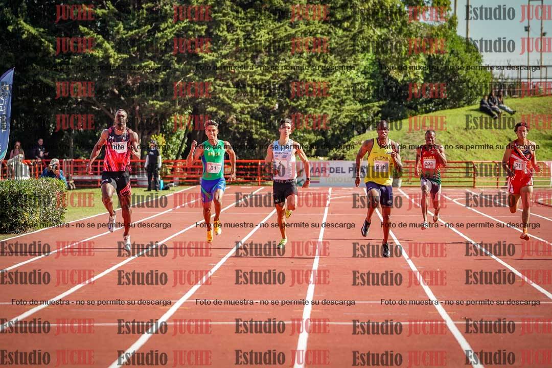Fotos de los 200 m llanos de varones
