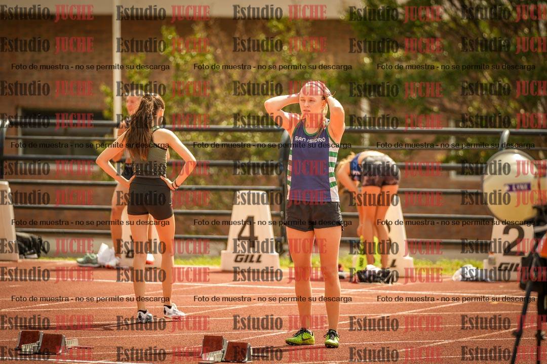 Fotos de los 100 m con vallas de mujeres