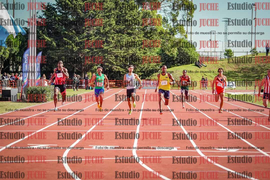 Fotos de los 200 m llanos de varones