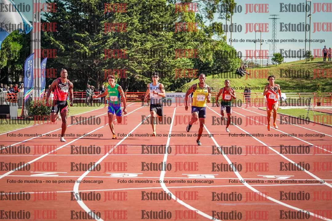 Fotos de los 200 m llanos de varones