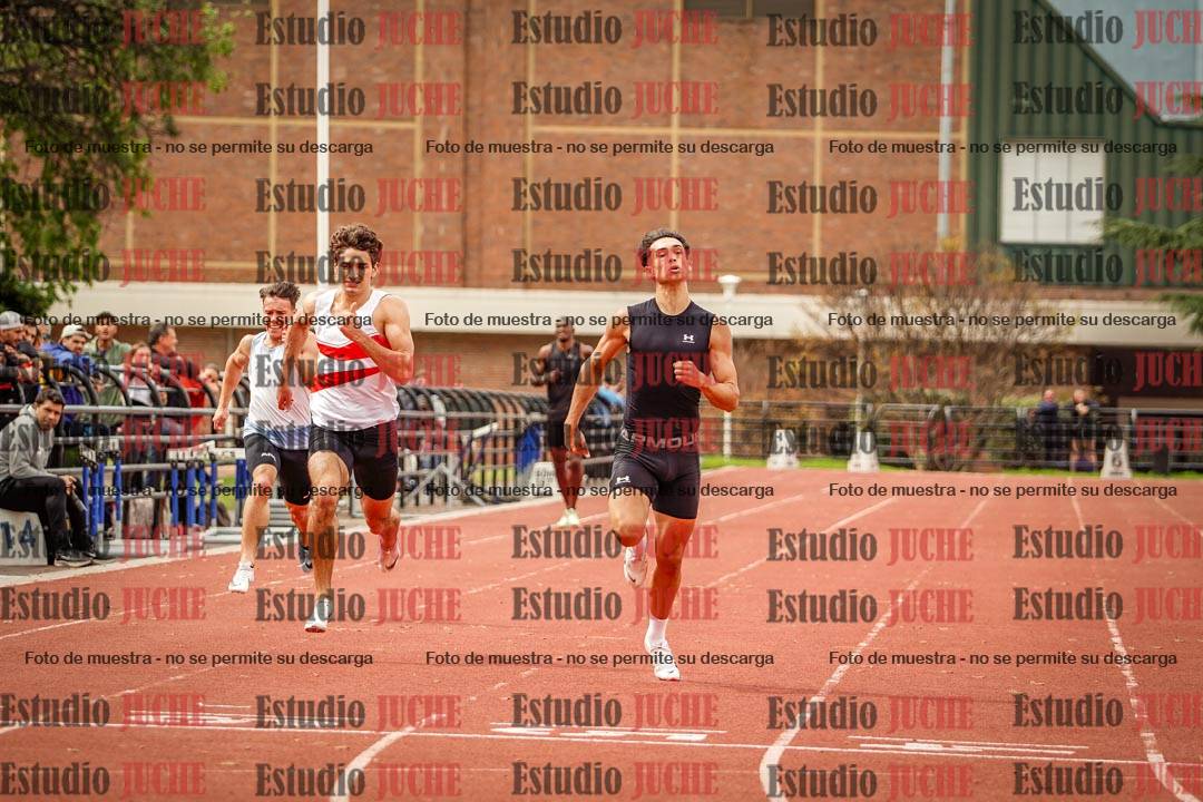 Fotos de los 200 m llanos de varones