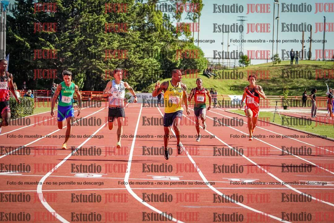 Fotos de los 200 m llanos de varones