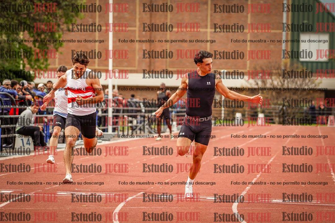 Fotos de los 200 m llanos de varones